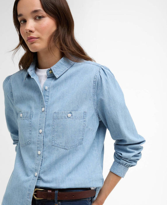 (Barbour) Zaria Long Sleeved Shirt - Chambray (Women's)