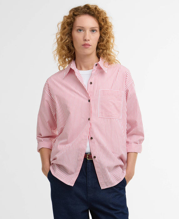 (Barbour) Polly Striped Relaxed Shirt (Women's)