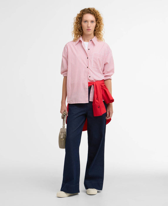 (Barbour) Polly Striped Relaxed Shirt (Women's)