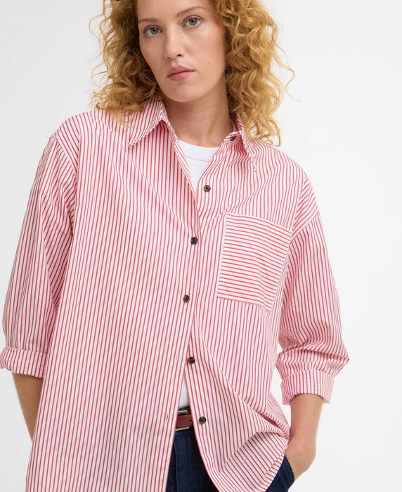 (Barbour) Polly Striped Relaxed Shirt (Women's)