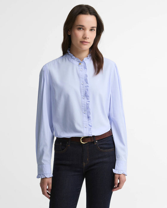 (Barbour) Antoinette Relaxed Shirt - Pale Blue (Women's)