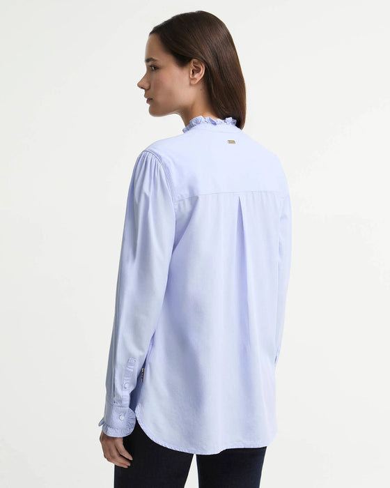 (Barbour) Antoinette Relaxed Shirt - Pale Blue (Women's)