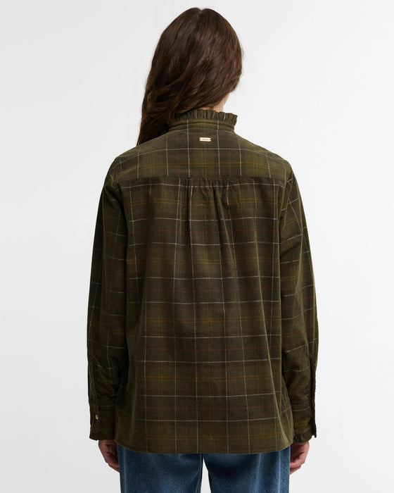 (Barbour) Shae Tartan Relaxed Shirt - Sage/Classic Tartan (Women's)
