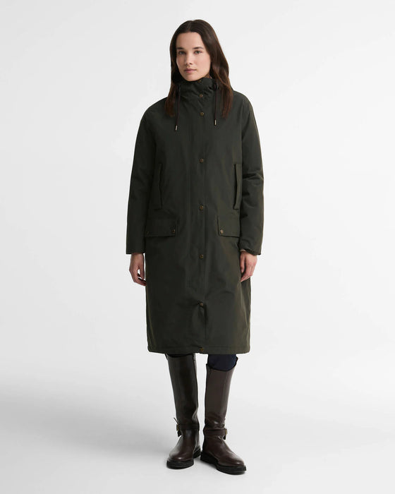 (Barbour) Matilde Waterproof Jacket - Sage/Classic (Women's)