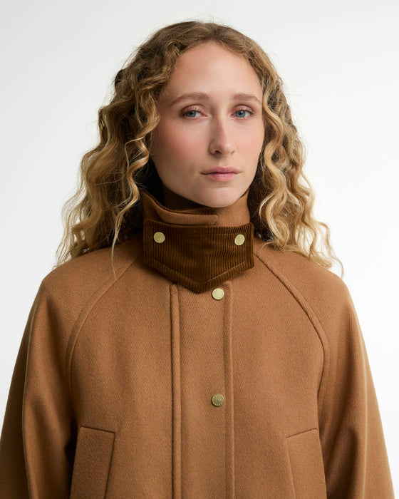 (Barbour) Women's Bedale Wool Coat - Beige (Women's)