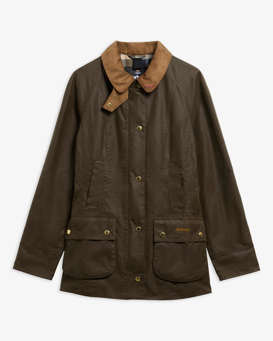 (Barbour) Icons Beadnell Waxed Jacket - Beech/Birchwood (Women's)