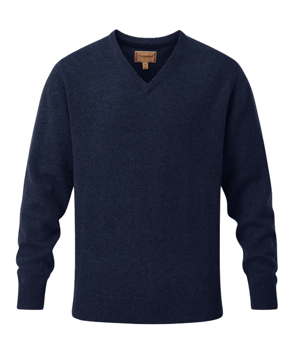 (Schoffel) Lewis Lambswool V Neck Jumper (Men's)