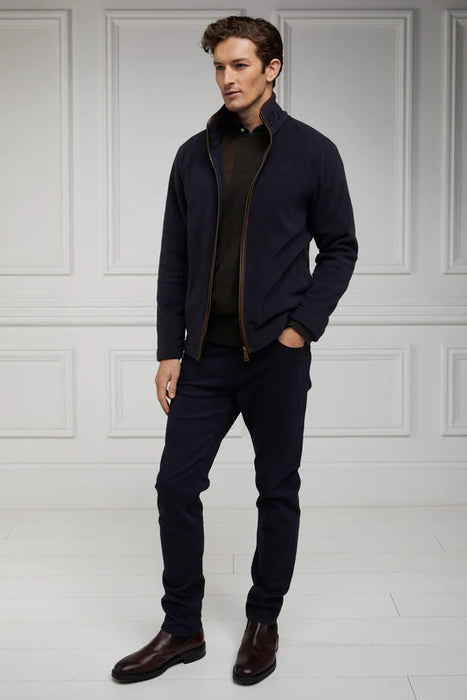 (Holland Cooper) Country Fleece Jacket - Ink Navy (Men's)