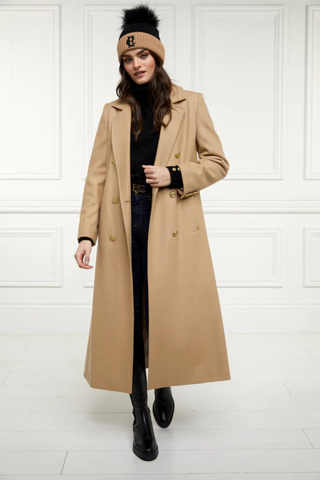 (Holland Cooper) Chelsea Marino Bobble Hat - Black (Women's)