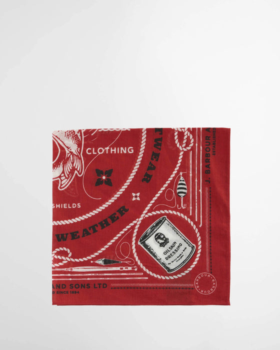 (Barbour) Heritage Bandana - Red