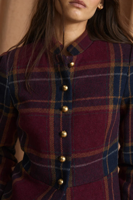 (Sophie+Lucie) CHAQUETA HARVARD MARGARET Jacket -  BURGUNDY (Women's)