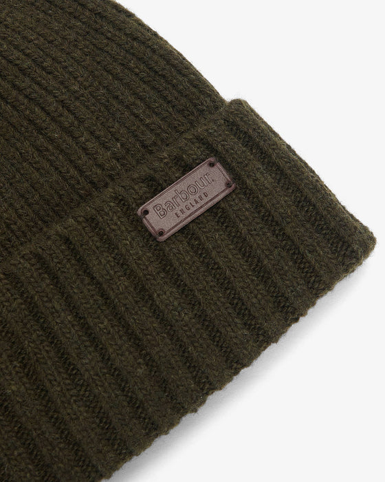 (Barbour) Carlton Beanie - Dark Green