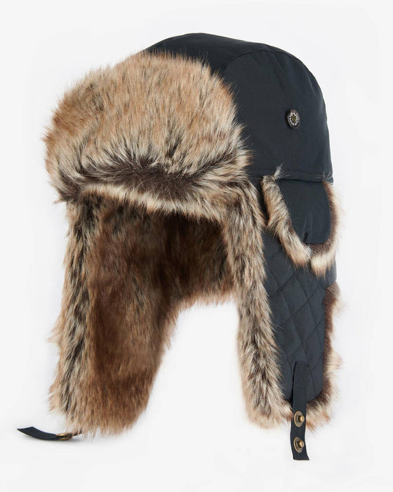 (Barbour) Cleadon Trapper Hat - Black (Men's)