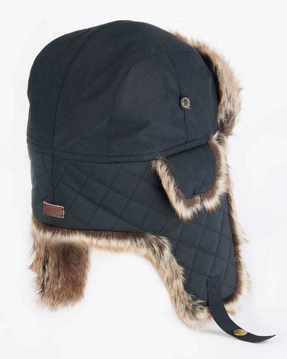 (Barbour) Cleadon Trapper Hat - Black (Men's)
