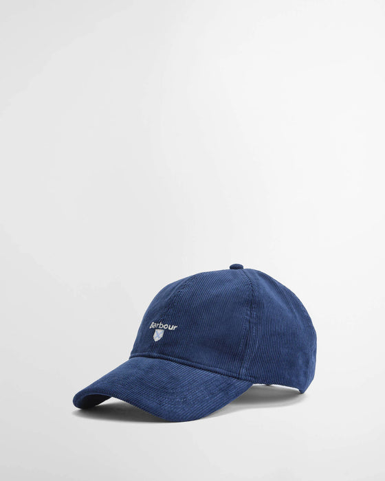 (Barbour) Bayfield Cord Cap - Blue (Unisex)
