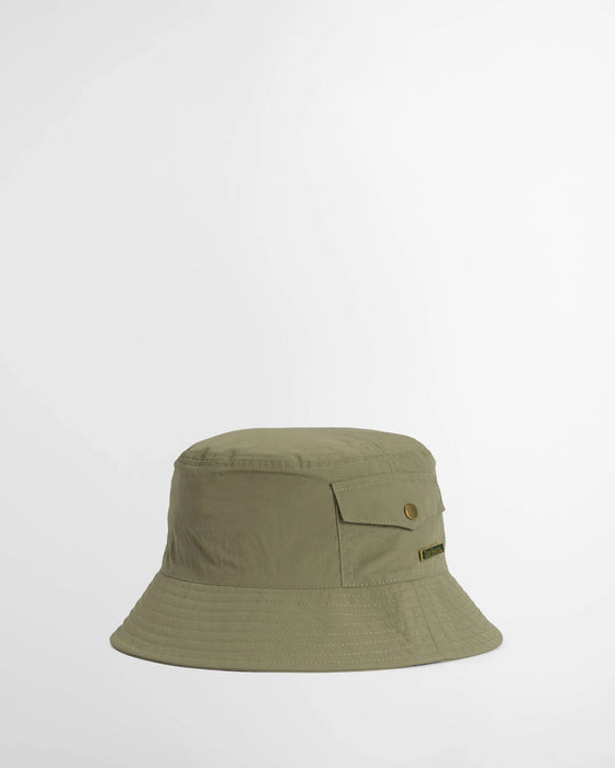 (Barbour) Tracker Showerproof Bucket Hat - Dusty Olive (Men's)