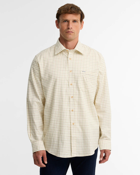 (Barbour) Field Tattersall Shirt - Green/Brown (Mens)