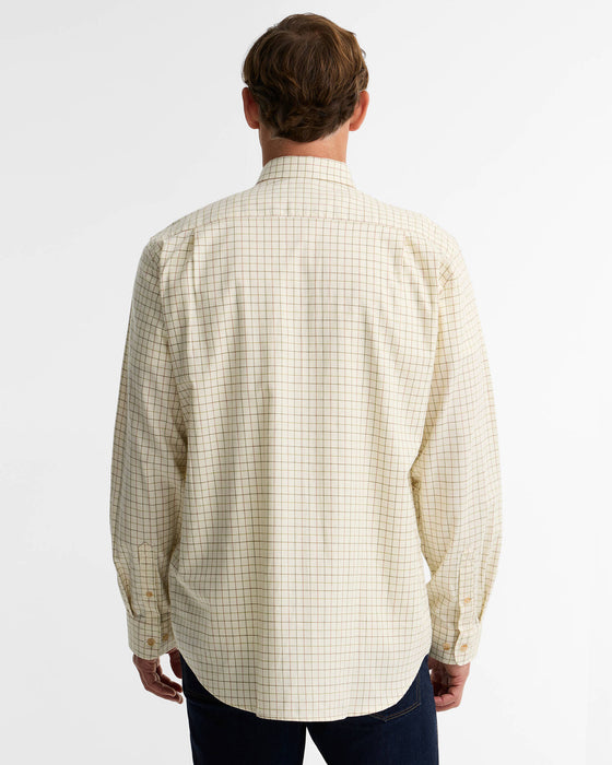 (Barbour) Field Tattersall Shirt - Green/Brown (Mens)