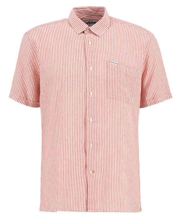 (Barbour) DeerPark Striped Summer Fit Shirt - Red (Men's)