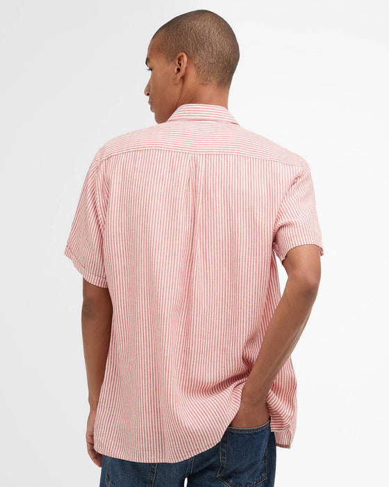 (Barbour) DeerPark Striped Summer Fit Shirt - Red (Men's)