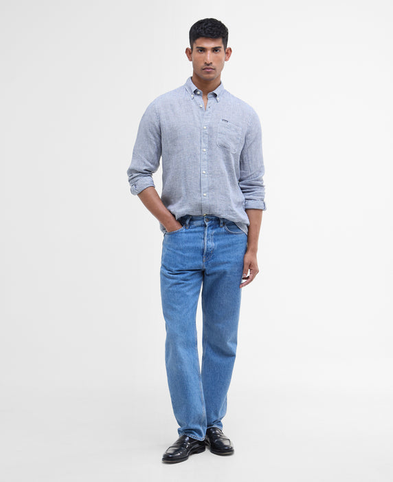 (Barbour) Linton Shirt - Navy (Men's)