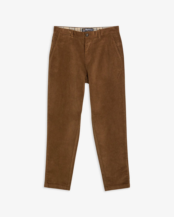 (Barbour) Stretch Cord Tailored Trousers - Dark Sand (Men's)