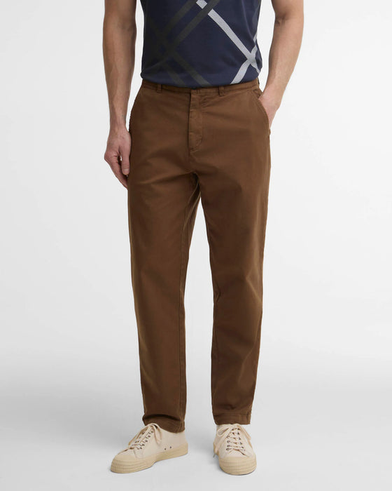 (Barbour) Stretch Cord Tailored Trousers - Dark Sand (Men's)