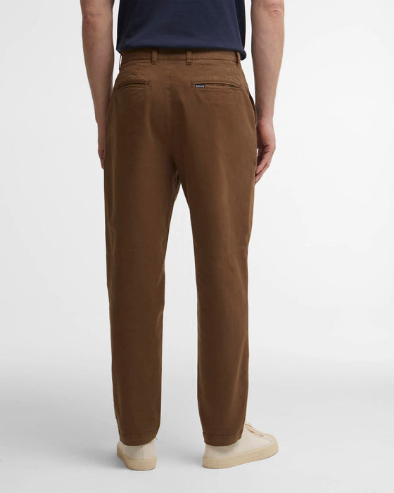 (Barbour) Stretch Cord Tailored Trousers - Dark Sand (Men's)