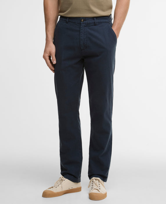 (Barbour) Cotton Linen Tailored Trousers (Men's)