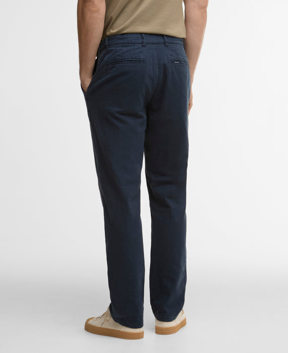 (Barbour) Cotton Linen Tailored Trousers (Men's)