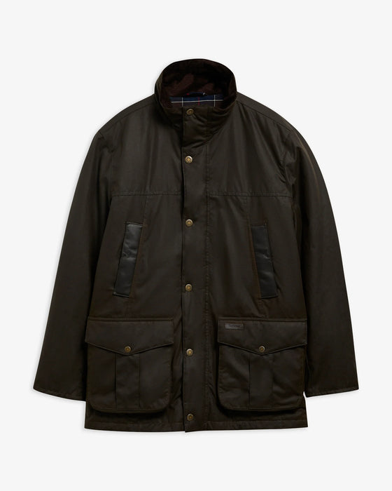 (Barbour) Sandale Waxed Jacket - Olive (Men's)
