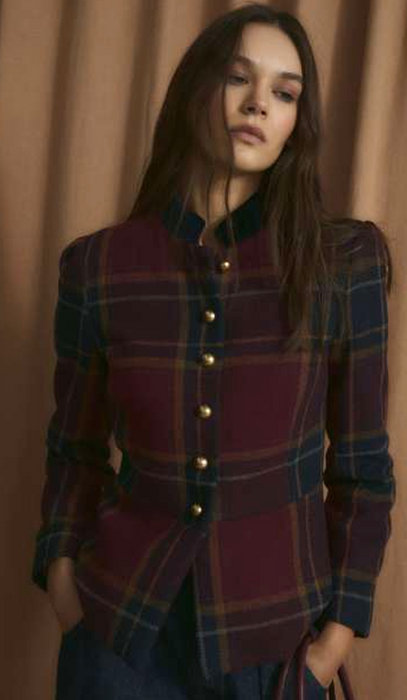 (Sophie+Lucie) CHAQUETA HARVARD MARGARET Jacket -  BURGUNDY (Women's)