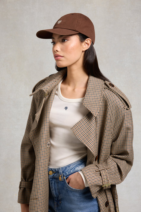 (Holland Cooper) Monogram Cap - Chestnut Ecru (Women's)