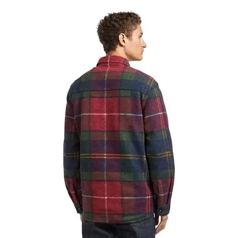 (Barbour) Woodlane Brushed Check Overshirt - Winterberry (Men's)