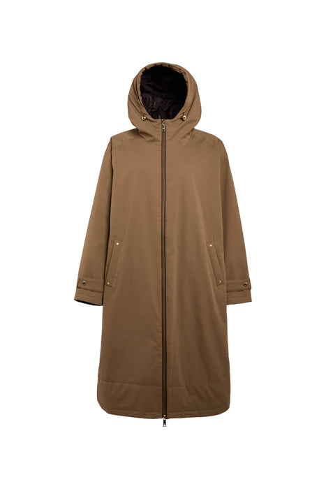 (Holland Cooper) One Size Waterproof Coat - Mink (Women's)
