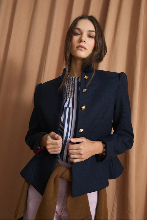 (Sophie+Lucie) CHAQUETA HARVARD Diagonal Jacket -  Navy (Women's)