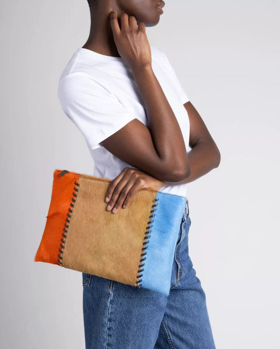 (Penelope Chilvers) Maxi Pony Whipstitch Clutch (Women's)