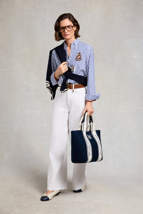 (Holland Cooper) Racquets Tote (Women's) Navy