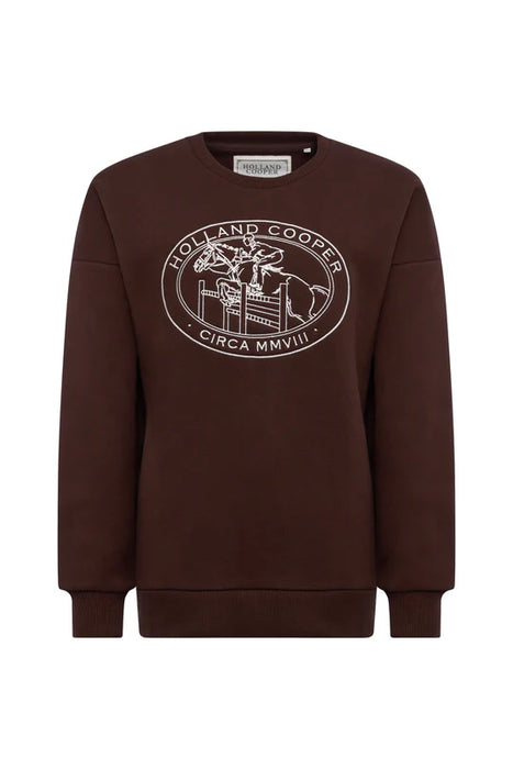 (Holland Cooper) Relaxed Fit Crew Neck Sweat (Women's)
