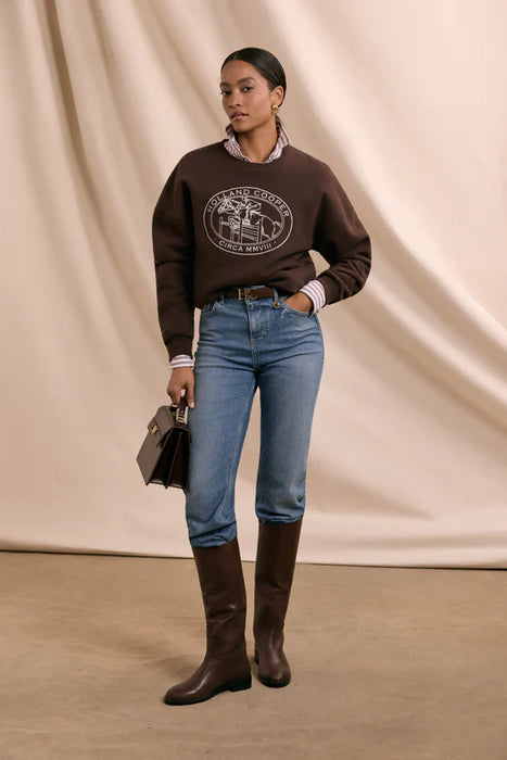 (Holland Cooper) Relaxed Fit Crew Neck Sweat (Women's)