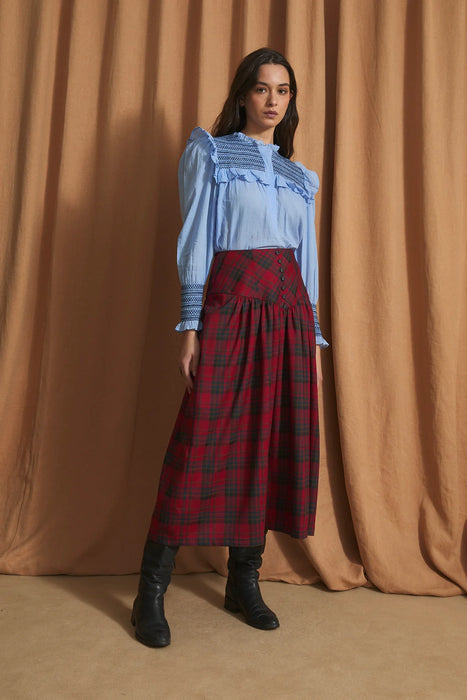(Sophie+Lucie) FALDA FEDE Skirt - Red Tartan (Women's)
