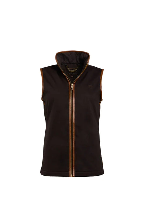 (Holland Cooper) Country Fleece Gilet - Chocolate (Women's)