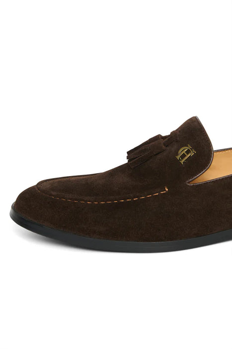 (Holland Cooper) Suede Tassel Loafer (Men's)
