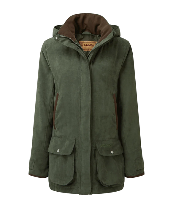 (Schoffel) Teal Shooting Waterproof Coat (Women's)
