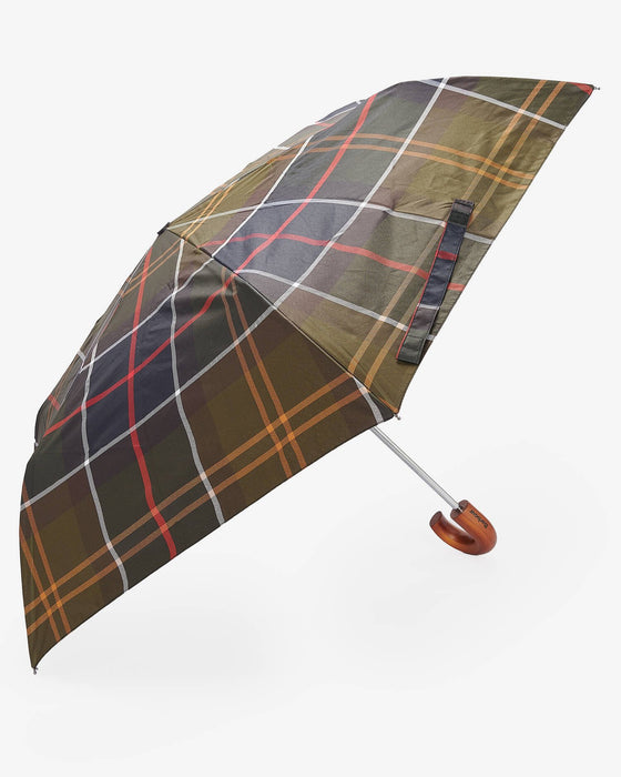 (Barbour) Tartan Mini Umbrella