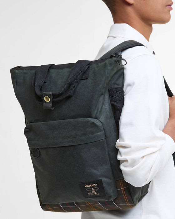 (Barbour) Field Wax Backpack - Sage Classic (Men's)