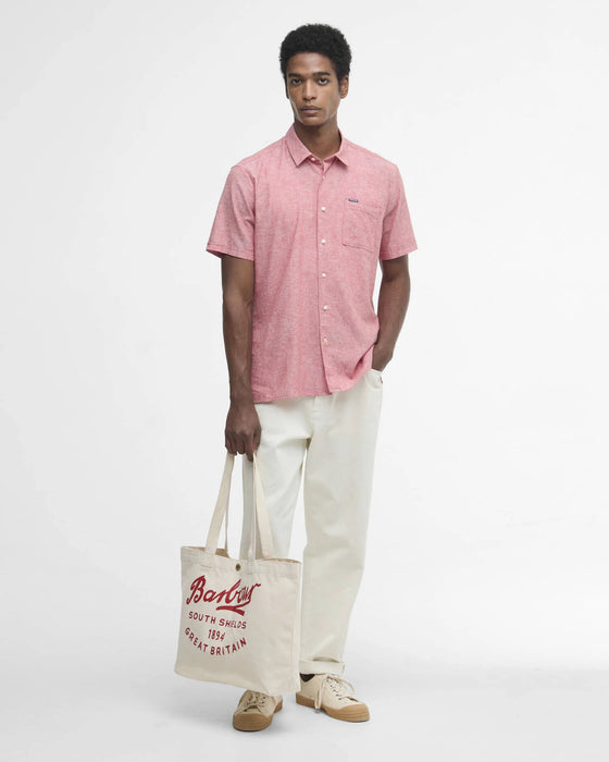 (Babrour) Script Tote Bag - Red Logo (Unisex)