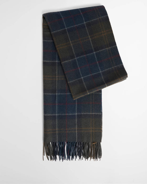 (Barbour) Braden Tartan Wool Scarf - Shadow Classic Tartan (Men's)