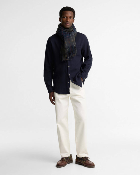 (Barbour) Braden Tartan Wool Scarf - Shadow Classic Tartan (Men's)