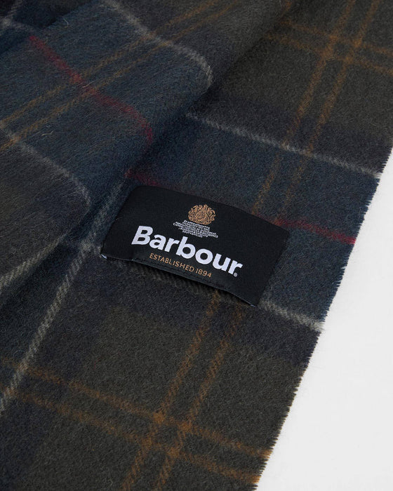 (Barbour) Braden Tartan Wool Scarf - Shadow Classic Tartan (Men's)